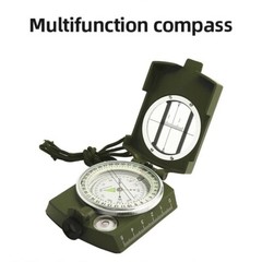 Military Compass Pocket Sighting Clinometer Classic Hiking Luminous Lensatic Map
