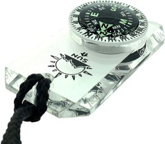 Pocket-Sized Orienteering Compass – Luminous Dial & Rotating Bezel for Precision