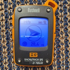 Bushnell Bear Grylls Edition BackTrack D-Tour GPS Tracking Device, Orange/Black