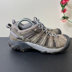 Keen Voyager Women’s Hiking Shoes Size 9 Brown Waterproof Leather Trail Outdoor