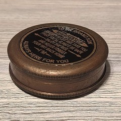Aladean Brass Compass – 2 1/4″ – To My Grandson