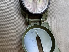Cammenga Official US Military Tritium Lensatic Compass and Drab Green Case