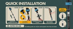 Walking Sticks,Trekking Poles Collapsible Hiking Poles,Lightweight Folding