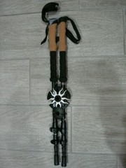 NEW Foxelli 7075 Folding Aluminum Trekking Poles 120-135CM