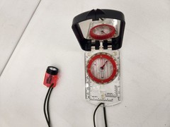 Orienteering Compass With Cover And Mirror Camping Hiking Survival Marching