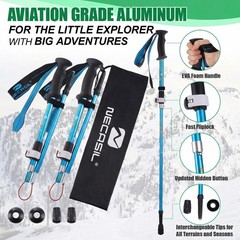 Trekking Poles – Lightweight Collapsible Hiking Poles – Retractable Hiking St…