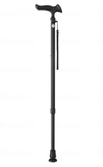 Fuji Home Karugamo E Telescopic Cane (WB3740), Black
