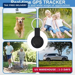 GPS Tracker for Vehicles, No Subscription Required, Car Locator Compatible with