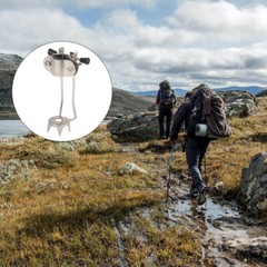 Crutch Tip Trekking Pole Crampon Cane Tip for Cane Tip Retractable Ice