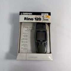 Garmin Rino 120 Handheld Hiking GPS Navigator 2-way Radio Tested IOB