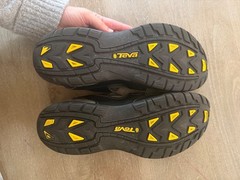 TEVA Men’s Black Gray Outdoor Hiking Sandals Sz 13 Water Sports Camping Trail