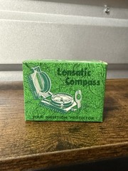 Vintage LENSATIC COMPASS Compass in Original Box Japan Model -300-p