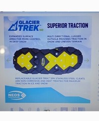 Neo’s Overshoe Trek Cleats UNISEX Sz L Men 9-10.5 W 11-12.5 Snow Ice