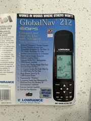 Lowrance GLOBALNAV 212 GPS Hunting Camping Compact Navigational Handheld