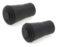 2 pieces rubber foot protective cap for trekking and hiking poles 12mm
