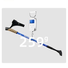 1 Pair All Terrain Trekking Hiking Poles Backpacking Adjustable Walking Sticks