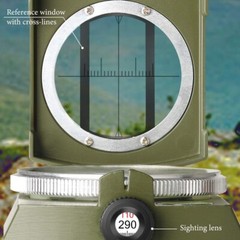 High Accuracy Waterproof Military Lensatic Sighting Army hiking working compass