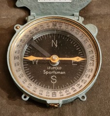 VINTAGE LEUPOLD SPORTSMAN COMPASS USED
