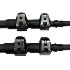 Aihoye Hiking Trekking Walking Poles Body Height 4’5″ to 6’5″ 2 Pack Collapsible