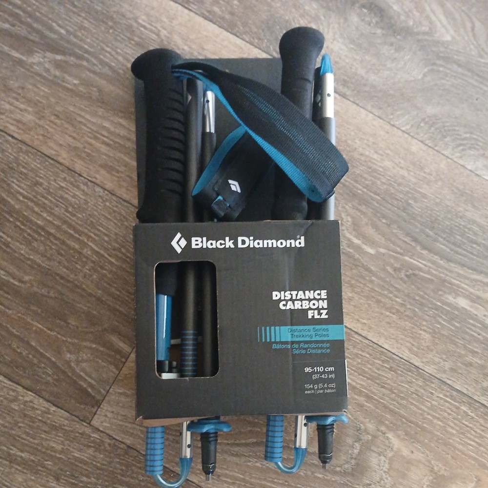 Black Diamond Distance Carbon FLZ Trekking Poles (95-110 cm) Pair – a