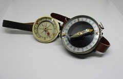 Vintage Original Soviet Wrist Military Tourist Compass Adrianov USSR 1970s