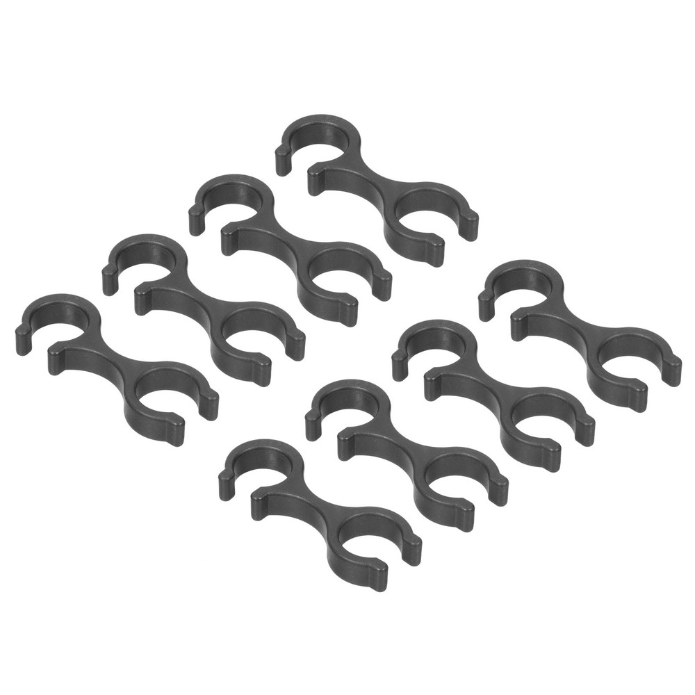 Trekking Pole Clips, 8Pcs Walking Stick Accessories Double Rod Buckle Connector