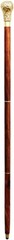 Natural Wood with a Brass Handle for Men & Women Unisex Walking Sticks