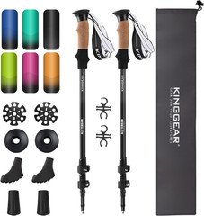 Nordic Walking Stick, TP1 Hiking Poles Retractable Lightweight 7075 Aluminum, Tr