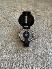 ENGINEER Directional Compass Folding Lid Brass Plastic Hiking Camping Tool MCM