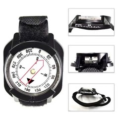 Scuba Diving Wrist Compass Luminous Waterproof Navigation Wristband Compass Tool