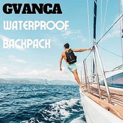 Waterproof Roll Top Kayak Dry Backpack, Floating Outdoor Dry Sack 35L Black