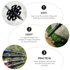 8pcs Hiking Pole Tips Trekking Sticks Tips Climbing Rod Tips Walking Sticks Tip