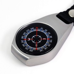 Keychain Pocket Compass Equipment 2 Pack Key Ring Military Survival Magnetic Min