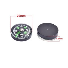 20 Pack Button Compass Mini Pocket Oil Filled Compass for Kids Hiking Surviva…