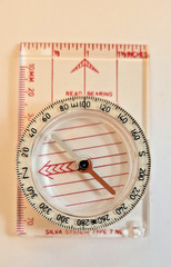 Vintage Silva Orienteering Compass Hiking Mapping with Box Manual Scouts