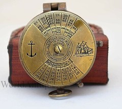 50 Years Calendar Compass, Gift for Husband, Anniversary, Wedding Gift for Him,