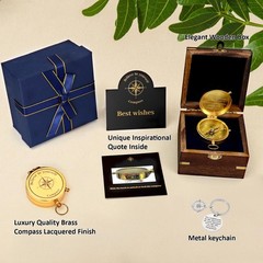 Valentines Inspirational Compass Gift For Teen Boy Son Boyfriend Men Gift