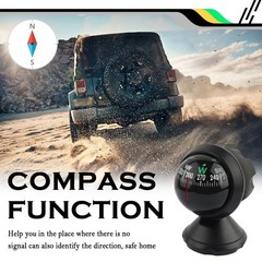 Adjustable Navigation Compass Direction Guide Ball for Boat Truck Car Golf Cart