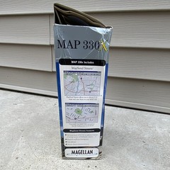 Magellan MAP 330X Handheld GPS Receiver w/ MapSend Streets USA CD-ROM, Blue