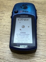 Garmin eTrex Legend BLUE Handheld Personal GPS With Manual And DVD Wiped