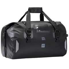Waterproof Motorcycle Dry Bag – Duffle Tail Bag Soft Luggage, 40L Black