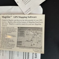 Magellan GPS 315 Handheld GPS Portable Receiver with Manual & Accessories