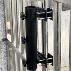 Balcony Parasol Holder Clamp Made of Steel Fits For Umbrella Poles 23 to 38mm