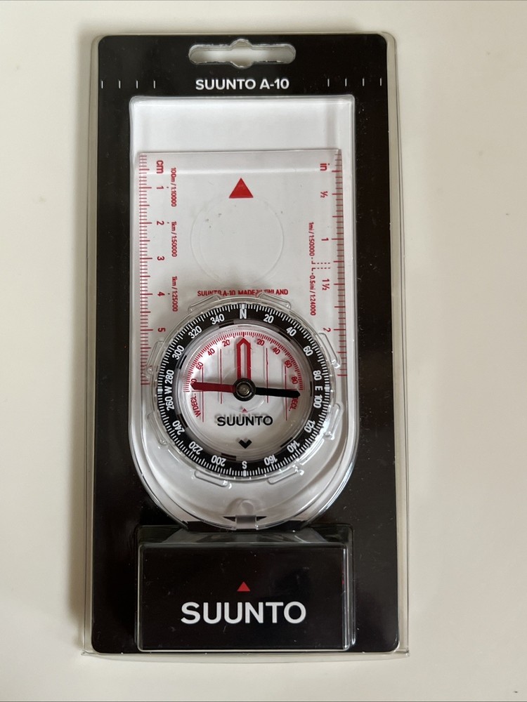 Suunto A-10 Baseplate Compass for Hiking Camping Scouts Survival NEW