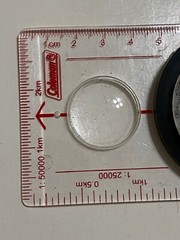 Coleman Compass, Orienteering Dial, Magnifier, and Cord