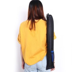 2Pcs Black Oxford Cloth Trekking Pole Carrying Bag for Hiking Alpenstock Storage