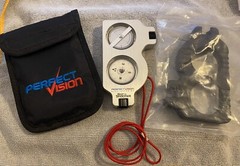 Perfect Vision Sat Shooter Compass/ Clinometer Hiking Nav Tool With Rubber Case