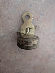 Vintage Brass Compass Pin On Style, Marble’s Gladstone Michigan USA