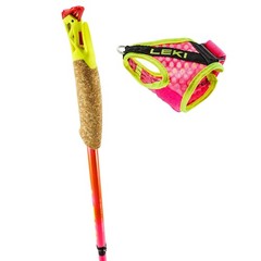 LEKI Ultratrail FX.One Superlite Neon Pink/Pastelloarange/Neon Yllw Trail Poles