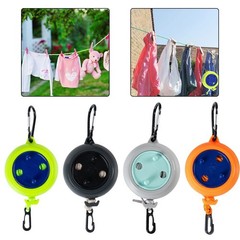 Portable Clothesline Adjustable for Travel For camping and Indoor Laundry Use
